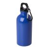 Oregon 400 ml RCS certified single wall stainless steel water bottle with carabiner Standard | Royal blue | No Branding | not available | not available