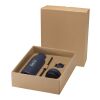 Illuminate 650 ml RCS recycled double wall stainless steel water bottle with 3-piece lid set Navy | not available