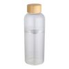 Mirage 650 ml single-walled borosilicate glass bottle with bamboo lid Standard | White | Not applicable | No Branding | not available | not available