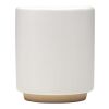 Camilla 180 ml stackable ceramic mug with matte finish White