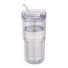 Archer 480 ml double wall plastic tumbler White