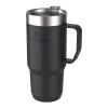 Stanley Everyday Suburban 473 ml recycled stainless steel insulated mug Standard | Solid black | No Branding | not available | not available