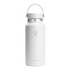Hydro Flask Wide Mouth 946 ml insulated stainless steel water bottle White