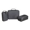 Renew AWARE™ rPET 3 Piece Packing Cube Set black | No Branding | not available | not available