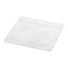 Serge transparent badge holder Standard | White | No Branding | not available | not available