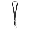 Sagan phone holder lanyard with detachable buckle Standard | Solid black | not available | No Branding | not available | not available | not available