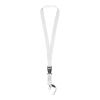 Sagan phone holder lanyard with detachable buckle Priority | White | Direct to Film | both straps | 290 mm x 16 mm | 100