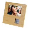 Sasa bamboo photo frame with weather station Standard | Natural | No Branding | not available | not available