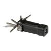 Octo 8-in-1 RCS recycled plastic screwdriver set with torch Solid black | not available