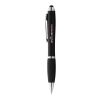 Blue Ink Nash Coloured Stylus Ballpoint Pen Black Grip Standard | Solid black | No Branding | not available | not available
