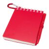 Lig Mini recycled outdoor soft cover notebook and ballpoint pen set (black ink) Standard | Red | No Branding | not available | not available