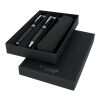 Carbon duo pen gift set with pouch Standard | Solid black | No Branding | not available | not available