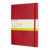Classic XL soft cover notebook - plain Standard | Scarlet red | No Branding | not available | not available