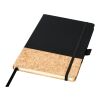 Evora A5 cork thermo PU notebook Standard | Solid black | No Branding | not available | not available