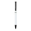 Verton recycled aluminium twist ballpoint pen with sleeve (blue ink) White