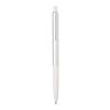 Soffit recycled aluminium click anodized ballpoint pen (blue ink) White