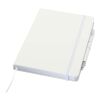 Spectrum A5 recycled notebook and ballpoint pen set White