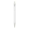 Spectrum recycled aluminium ballpoint pen (blue ink) White