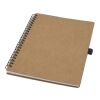 Cobble A5 wire-o recycled cardboard notebook with stone paper Standard | Natural | Not applicable | No Branding | not available | not available