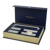 Graduate ballpoint and rollerball pen set with gift box Dark blue
