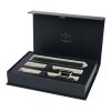 Parker IM achromatic ballpoint and rollerball pen set with gift box Standard | Solid black | No Branding | not available | not available