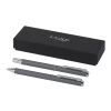 Lucetto recycled aluminium ballpoint and rollerball pen gift set Standard | Grey | Not applicable | No Branding | not available | not available