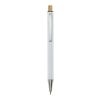 Cyrus recycled aluminium ballpoint pen Standard | White | No Branding | not available | not available
