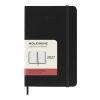 Moleskine hard cover 12 month PK daily planner Standard | Solid black | not available | No Branding | not available | not available