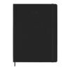 Moleskine hard cover 12 month XL weekly planner Standard | Solid black | not available | No Branding | not available | not available