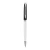 Hemisphere colour blocking ballpoint pen with palladium trim Standard | white-black | No Branding | not available | not available