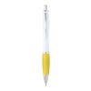 Nash recycled plastic ballpoint pen (blue ink) Standard | Yellow | No Branding | not available | not available