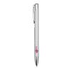 Moneta recycled aluminium ballpoint pen (blue ink) Standard | Silver | not available | No Branding | not available | not available