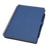 Slate reusable soft cover notebook and pen set (black ink) Standard | Navy | No Branding | not available | not available