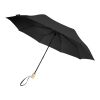 Birgit 21'' foldable windproof recycled PET umbrella Standard | Solid black | No Branding | not available | not available | not available