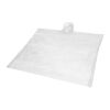 Mayan recycled plastic disposable rain poncho with storage pouch Standard | White | No Branding | not available | not available