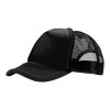 Trucker 5 panel cap Standard | Solid black-Solid black | No Branding | not available | not available | not available