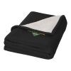 Springwood soft fleece and sherpa plaid blanket Standard | Solid black-Off white | No Branding | not available | not available | not available