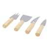 Cheds 4-piece bamboo cheese set Standard | Natural | No Branding | not available | not available