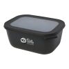 Cirqula 1500 ml rectangular multi bowl Solid black