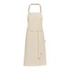 Nia 200 g/m² recycled cotton apron Standard | Oatmeal | No Branding | not available | not available | not available