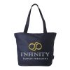 Panama zippered tote bag Standard | Navy | not available | No Branding | not available | not available | not available