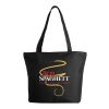 Panama zippered tote bag Standard | Solid black | not available | No Branding | not available | not available | not available