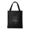 Liberty bottom board non-woven tote bag Standard | Solid black | No Branding | not available | not available | not available