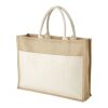 Mumbay Cotton Jute Bag with Pocket Standard | Natural-Natural | No Branding | not available | not available | not available
