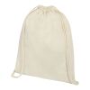 Oregon 100g/m² cotton drawstring backpack Standard | Natural | No Branding | not available | not available | not available