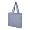 Pheebs 210 g/m² recycled gusset tote bag Standard | Heather blue | not available | No Branding | not available | not available | not available