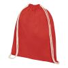 Oregon 140 g/m² cotton drawstring backpack Standard | Red | No Branding | not available | not available | not available