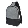 Reclaim GRS recycled two-tone sling 3.5L Standard | Solid black-Heather grey | No Branding | not available | not available | not available