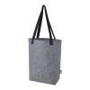 Felta GRS recycled felt tote bag with wide bottom 12L Standard | Grey | Not applicable | No Branding | not available | not available | not available