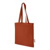 Madras recycled cotton tote bag 140 g/m² Brick | not available